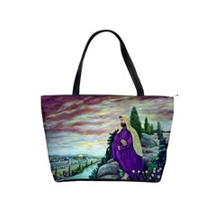 Jesus Overlooking Jerusalem - Ave Hurley - Artrave - Large Shoulder Bag by ArtRave2