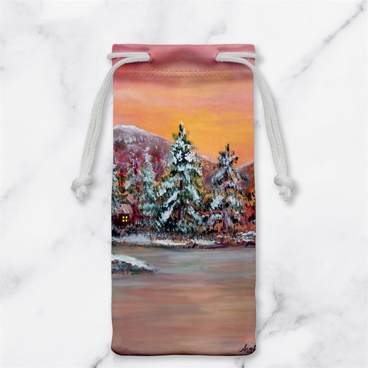  Jane s Winter Sunset   by Ave Hurley of ArtRevu ~ Jewelry Bag