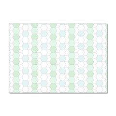 Allover Graphic Soft Aqua A4 Sticker 10 Pack by ImpressiveMoments