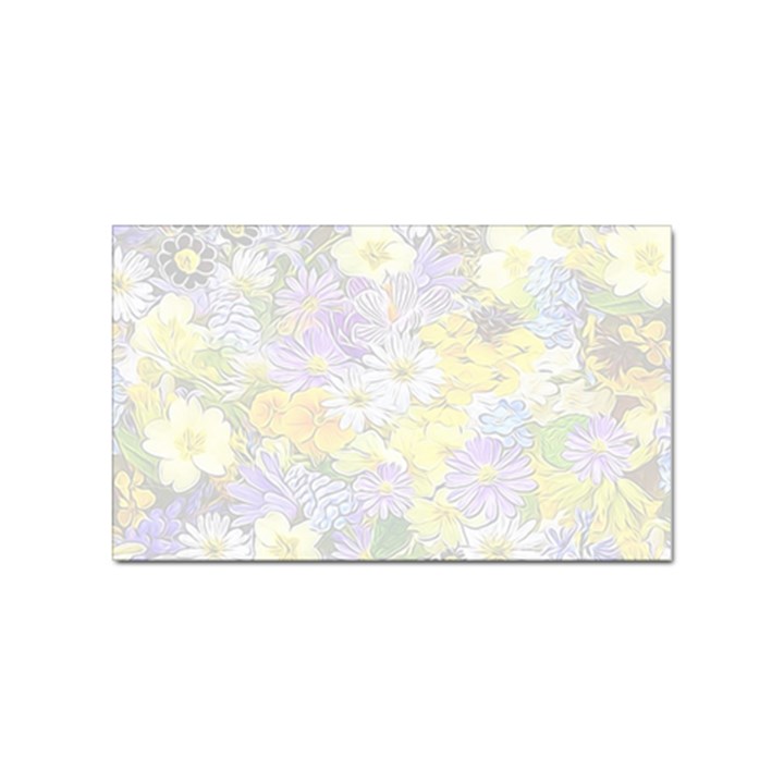 Spring Flowers Soft Sticker (Rectangle)