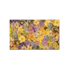 Spring Flowers Effect Sticker (rectangle) by ImpressiveMoments