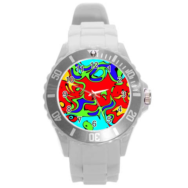 Abstract Plastic Sport Watch (Large)