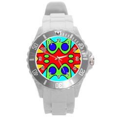 Abstract Plastic Sport Watch (large) by Siebenhuehner