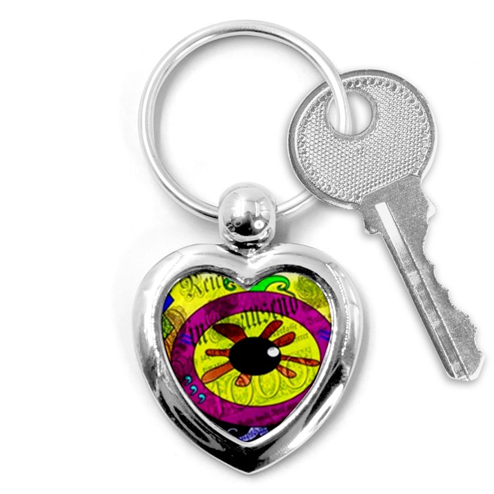 Abstract Key Chain (Heart)