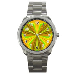 Abstract Sport Metal Watch by Siebenhuehner