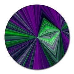 Abstract 8  Mouse Pad (round) by Siebenhuehner