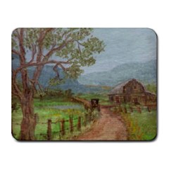  amish Buggy Going Home  By Ave Hurley Of Artrevu   Small Mousepad by ArtRave2