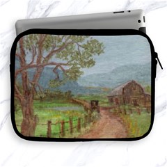  amish Buggy Going Home  By Ave Hurley Of Artrevu   Apple Ipad 2/3/4 Zipper Case by ArtRave2