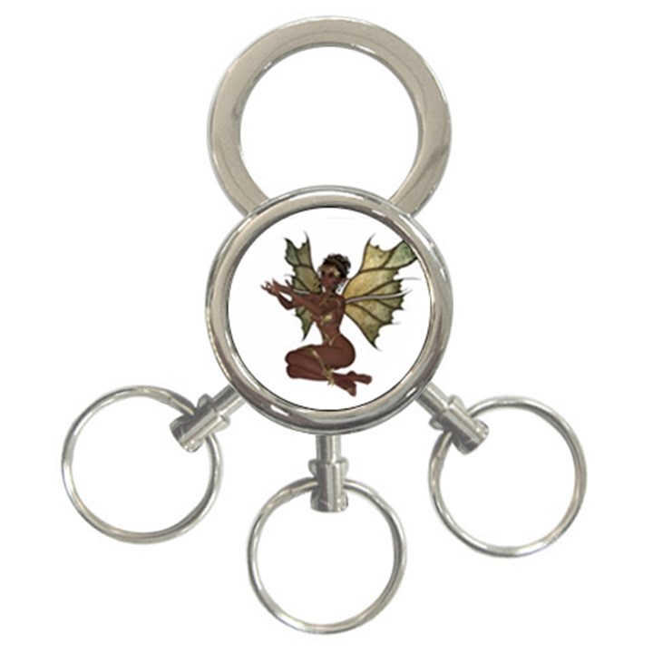 Faerie Nymph Fairy with outreaching hands 3-Ring Key Chain