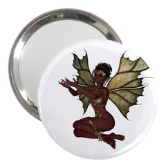 Faerie Nymph Fairy With Outreaching Hands 3  Handbag Mirror by goldenjackal