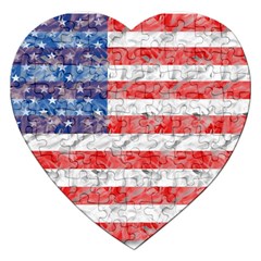 Flag Jigsaw Puzzle (heart) by uniquedesignsbycassie