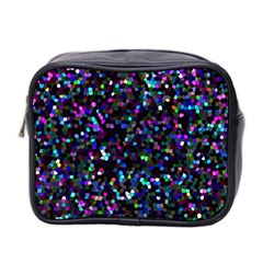 Glitter 1 Mini Travel Toiletry Bag (two Sides) by MedusArt