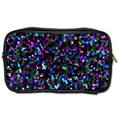 Glitter 1 Travel Toiletry Bag (two Sides) by MedusArt