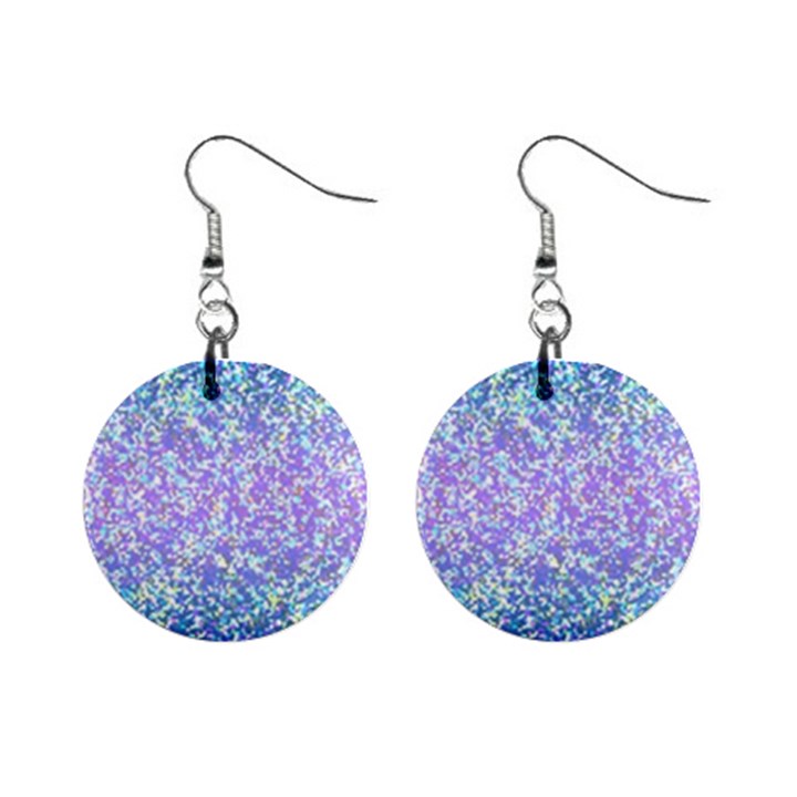 Glitter2 Mini Button Earrings