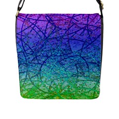 Grunge Art Abstract G57 Flap Closure Messenger Bag (l) by MedusArt