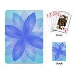 Abstract Lotus Flower 1 Playing Cards Single Design Back