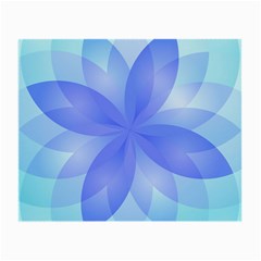 Abstract Lotus Flower 1 Glasses Cloth (small, Two Sided) by MedusArt