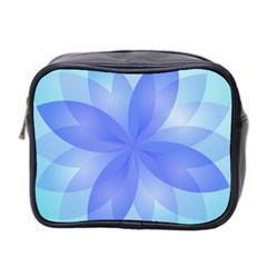 Abstract Lotus Flower 1 Mini Travel Toiletry Bag (two Sides) by MedusArt