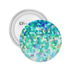 Mosaic Sparkley 1 2 25  Button by MedusArt