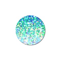 Mosaic Sparkley 1 Golf Ball Marker 10 Pack by MedusArt