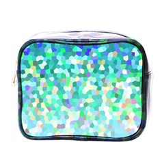 Mosaic Sparkley 1 Mini Travel Toiletry Bag (one Side) by MedusArt