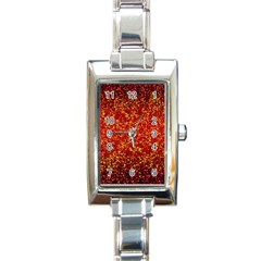 Glitter 3 Rectangular Italian Charm Watch by MedusArt