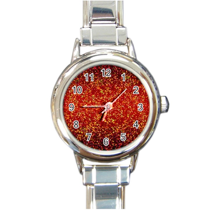 Glitter 3 Round Italian Charm Watch