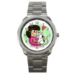 Bookcover  Copy Sport Metal Watch by millieandcupcake