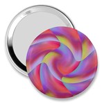 Colored Swirls 3  Handbag Mirror Front