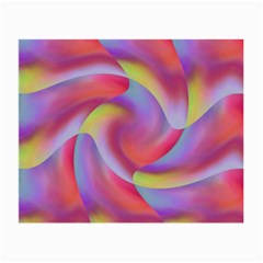 Colored Swirls Glasses Cloth (small) by Colorfulart23