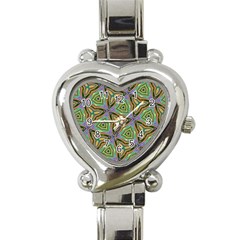 Elegant Retro Art Heart Italian Charm Watch  by Colorfulart23