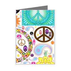 Peace Collage Mini Greeting Card by StuffOrSomething