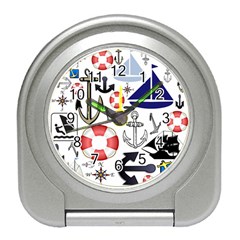 Nautical Collage Desk Alarm Clock by StuffOrSomething