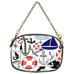 Nautical Collage Chain Purse (one Side) by StuffOrSomething