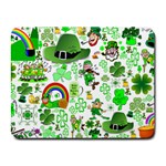 St Patrick s Day Collage Small Mouse Pad (Rectangle) Front