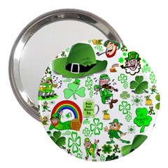 St Patrick s Day Collage 3  Handbag Mirror by StuffOrSomething