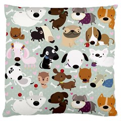 Dog Pattern Large Cushion Case (single Sided)  by Contest1771913