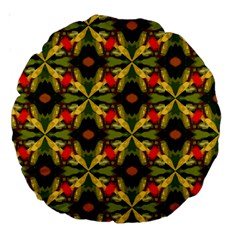 Irish Green Yellow 18  Premium Round Cushion  by Contest1852090