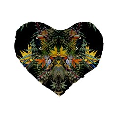 Jungle Fever 16  Premium Heart Shape Cushion  by Contest1831200