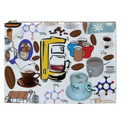 Just Bring Me Coffee Cosmetic Bag (xxl) by StuffOrSomething