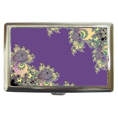 Purple Symbolic Fractal Cigarette Money Case by UROCKtheWorldDesign