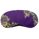 Purple Symbolic Fractal Sleeping Mask Front