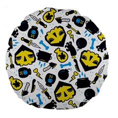 Assassins Pattern 18  Premium Round Cushion  by Contest1853704