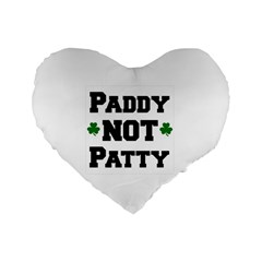 Paddynotpatty 16  Premium Heart Shape Cushion  by Shannairl