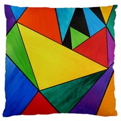 Abstract Large Cushion Case (single Sided)  by Siebenhuehner