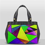 Abstract Oversize Office Handbag (One Side) Front