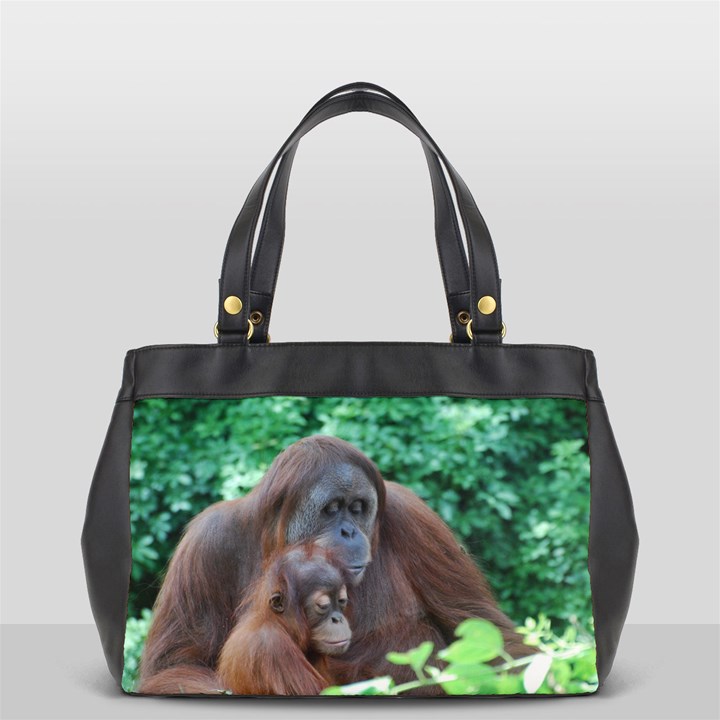 Orangutan Family Oversize Office Handbag (One Side)