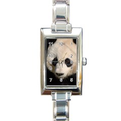 Adorable Panda Rectangular Italian Charm Watch by AnimalLover