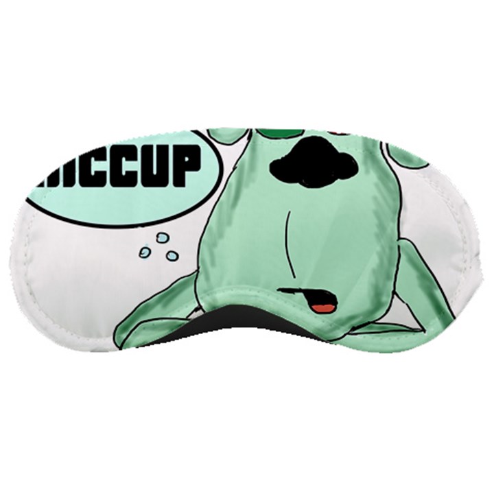 Irish Drunk Green Dog 0 Sleeping Mask