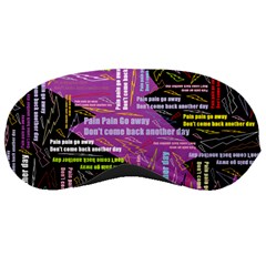 Pain Pain Go Away Sleeping Mask by FunWithFibro